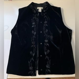 Ann Taylor Winter Black Vest